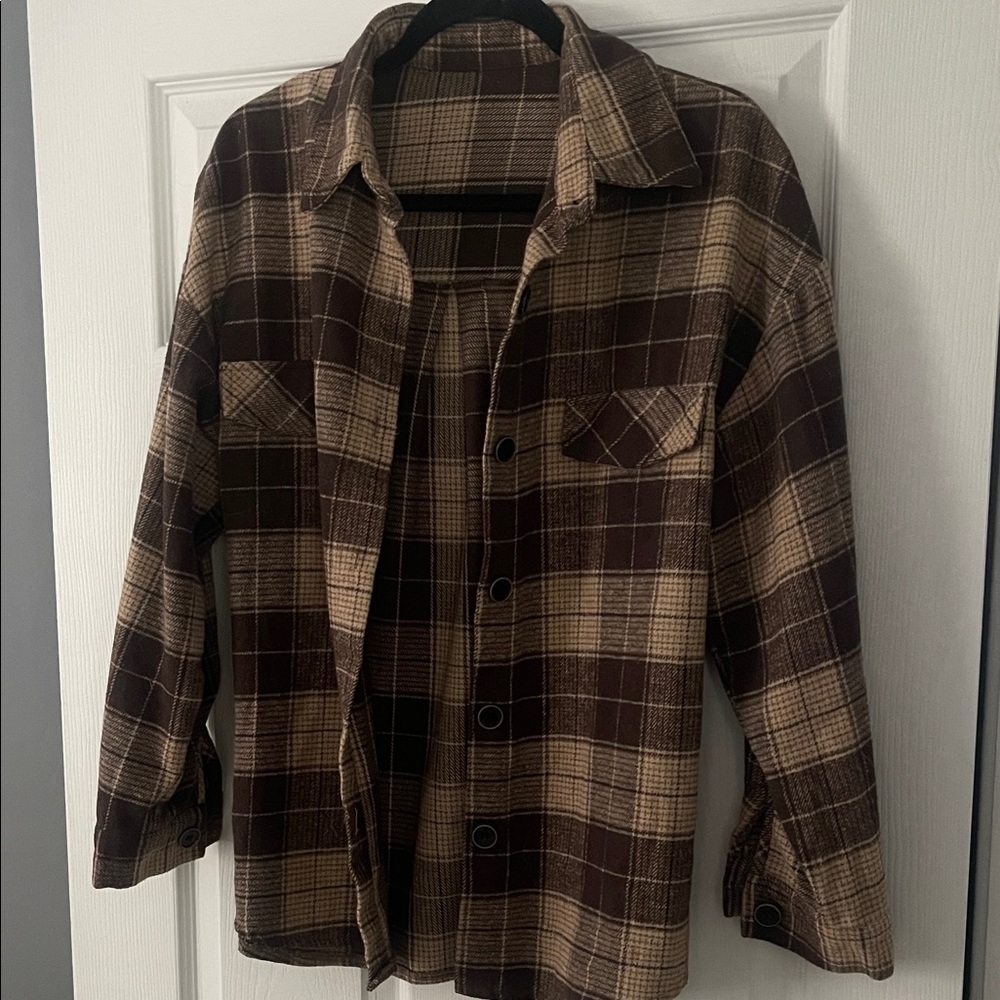 Brown Plaid Flannel